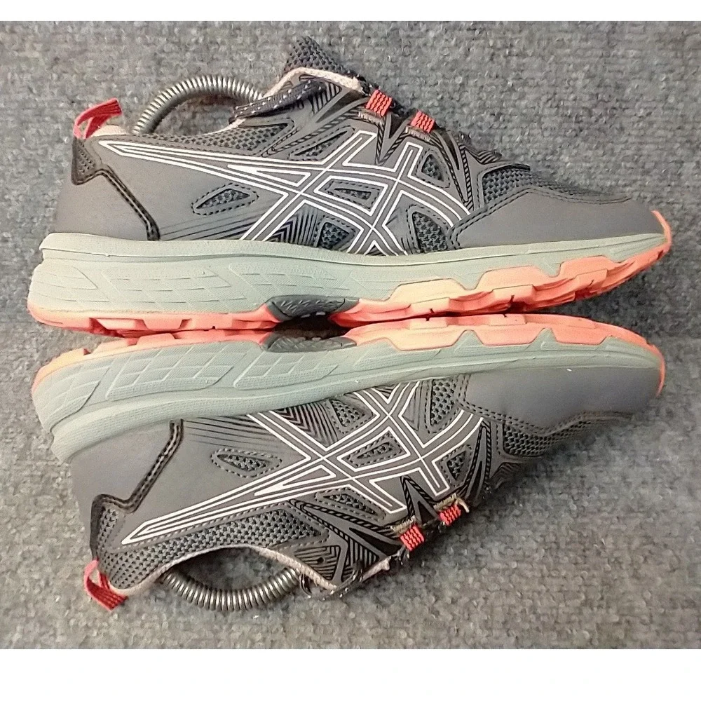 Asics‎ Gel-Venture 8 Womens Trail Running Shoes Grey Coral 1012A708 Size 9.5